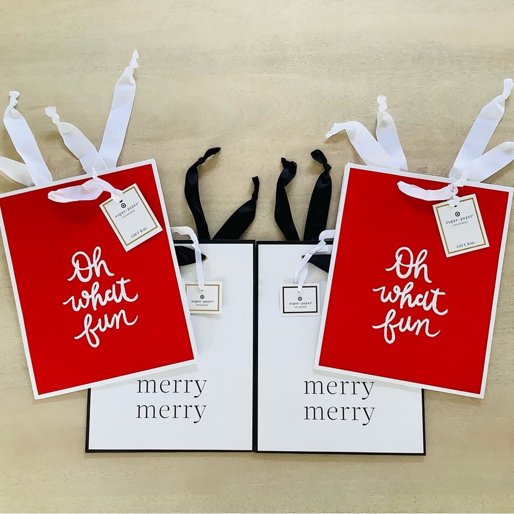 4 Sugar Paper + Target Holiday Gift Bags
